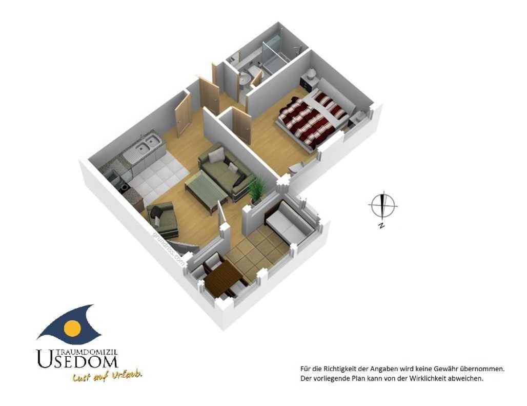 Villa Waldblick Whg 05 Херингсдорф Екстериор снимка